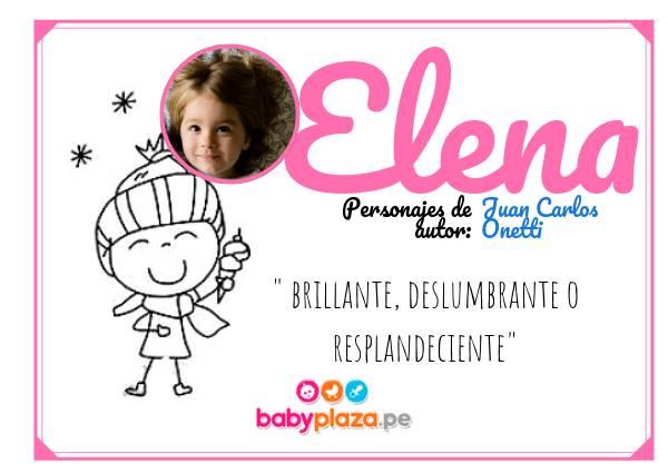 Elena, nombres para bebés 
