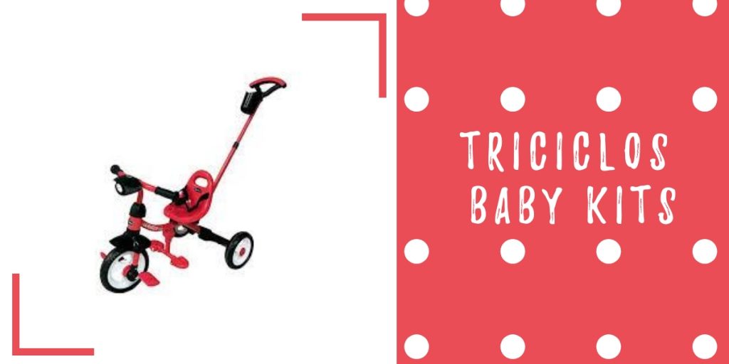 triciclo baby kits smiler rojo - triciclos para niños - triciclos infantiles