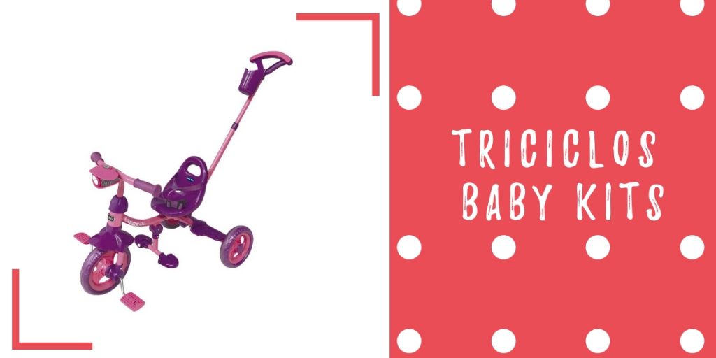 triciclo baby kits morado rosado