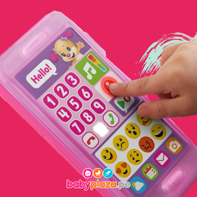 teléfono para bebés y laptop de juguete